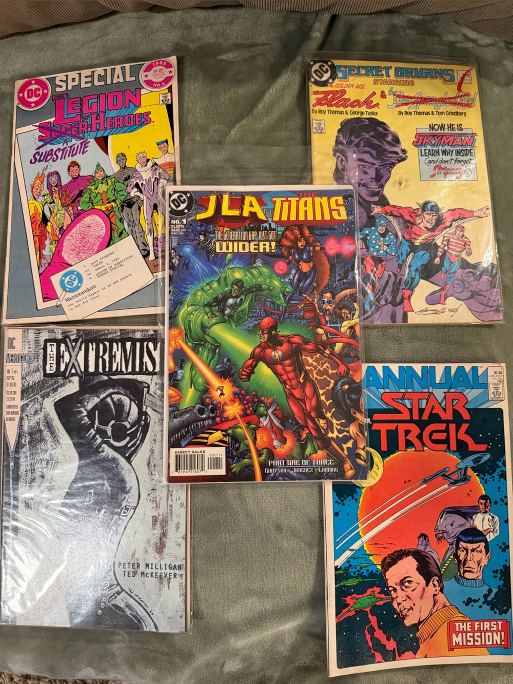 VTG DC & Star Trek Vintage Comic Book Lot of (5)